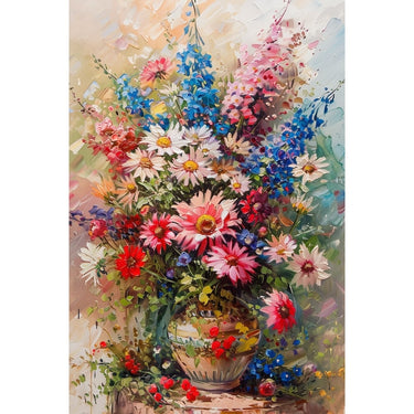 Acrylic Flower Vase Canvas